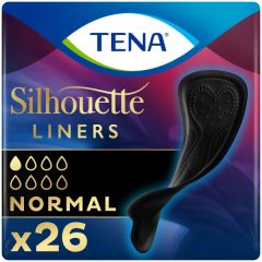 TENA Silhouette Normal Truseinnlegg, sort