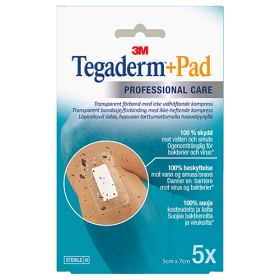Tegaderm +Pad filmbandasje 5x7 cm