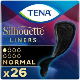 TENA Silhouette Normal Truseinnlegg, sort