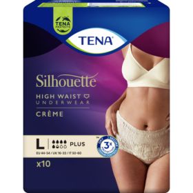 TENA Silhouette Plus, High Waist, Crème, L