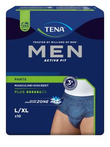 TENA Men ActiveFit Pants Plus L/XL Blå