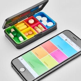Vitility smart doseringseske med app, svart